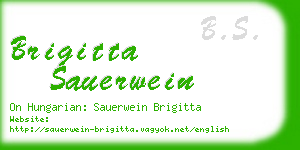 brigitta sauerwein business card